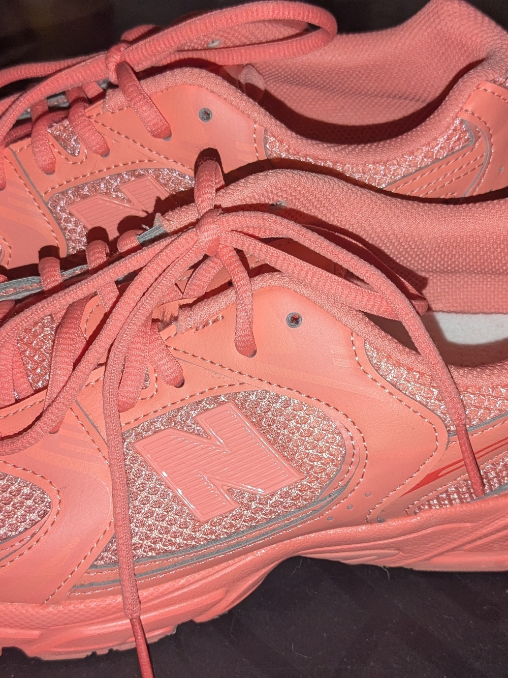 New Balance Women's Coral-Pink Athletic Sneakers